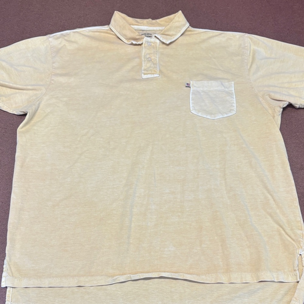 Ralph Lauren XL Polo Jeans Co lite Yellow Polo Shirt
